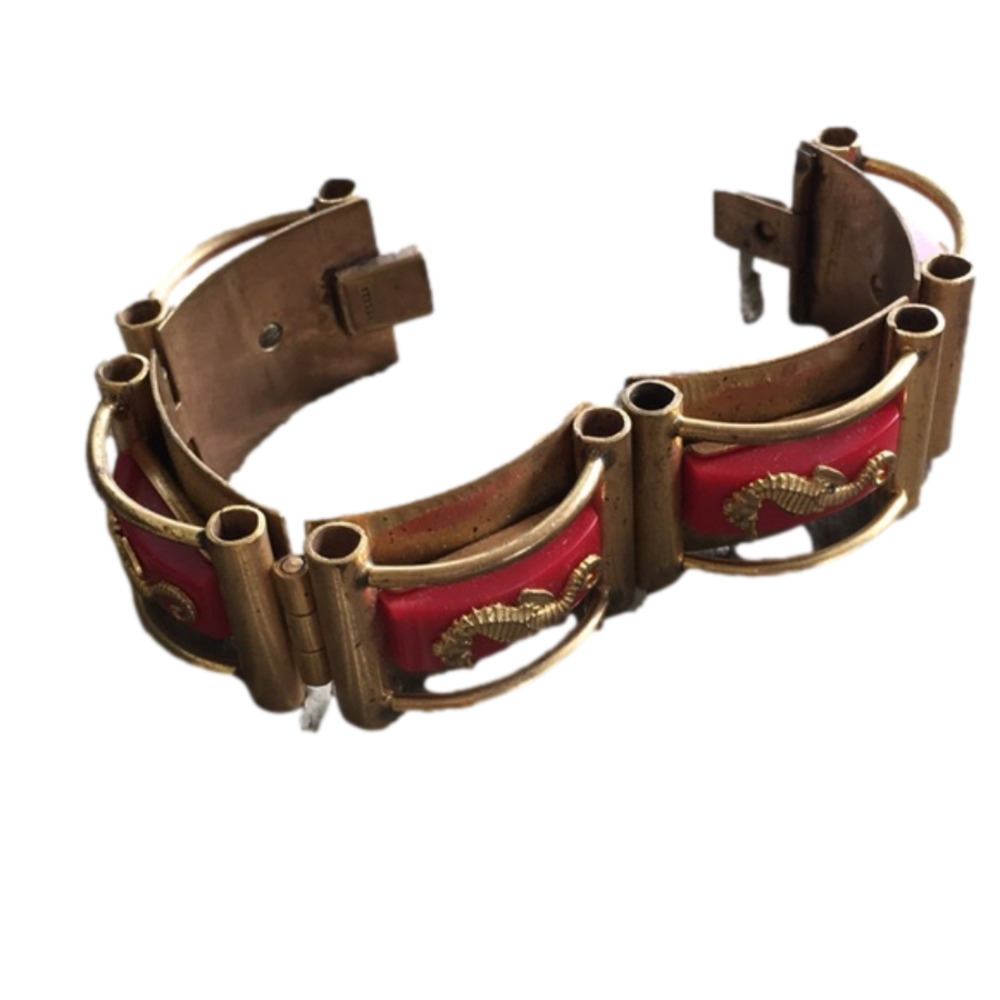 Jean  Painleve Bakelite bracelet vintage